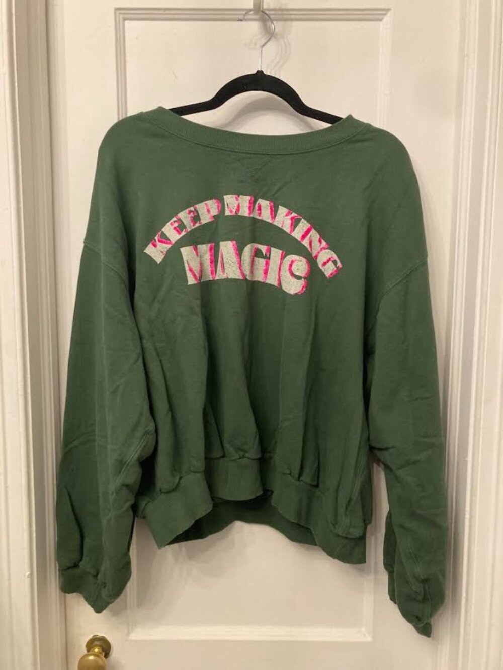 Keep Making Magic Pilcro Sweatshirt Size XL